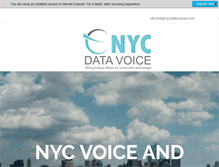 Tablet Screenshot of nycdatavoice.com